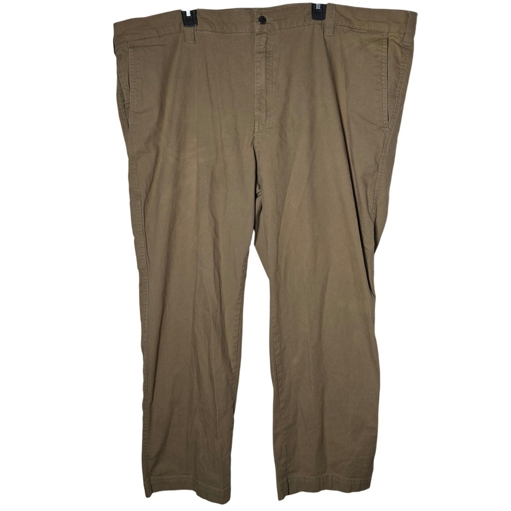 Columbia Mens Khaki Flex ROC Canvas Pants 48x30 Regular Fit Hiking Utility Work